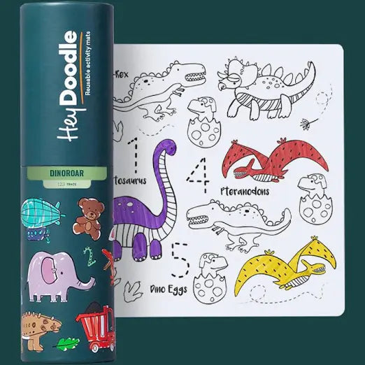 Hey Doodle Mini Mat - Dino Roar